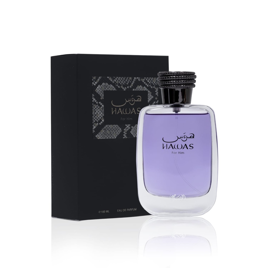 Rasasi Hawas M Cologne for Men, 100 ml Alif Perfumes